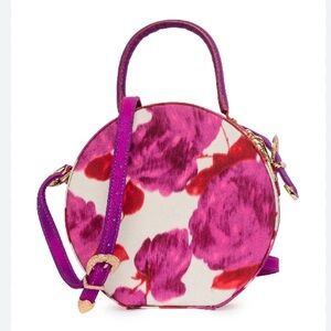 Alice McCall round pink floral purse